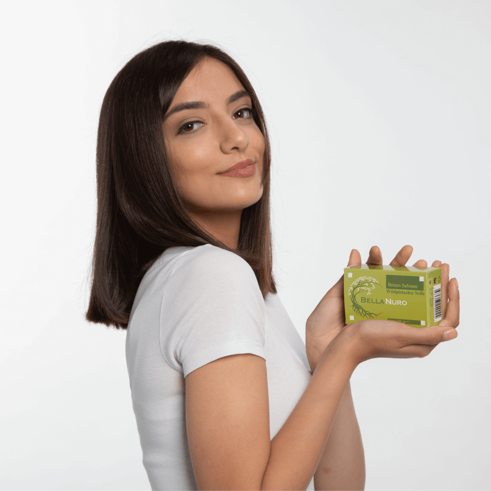 Feste Seife aus Wildpistazienöl - für Haut &amp; Haare